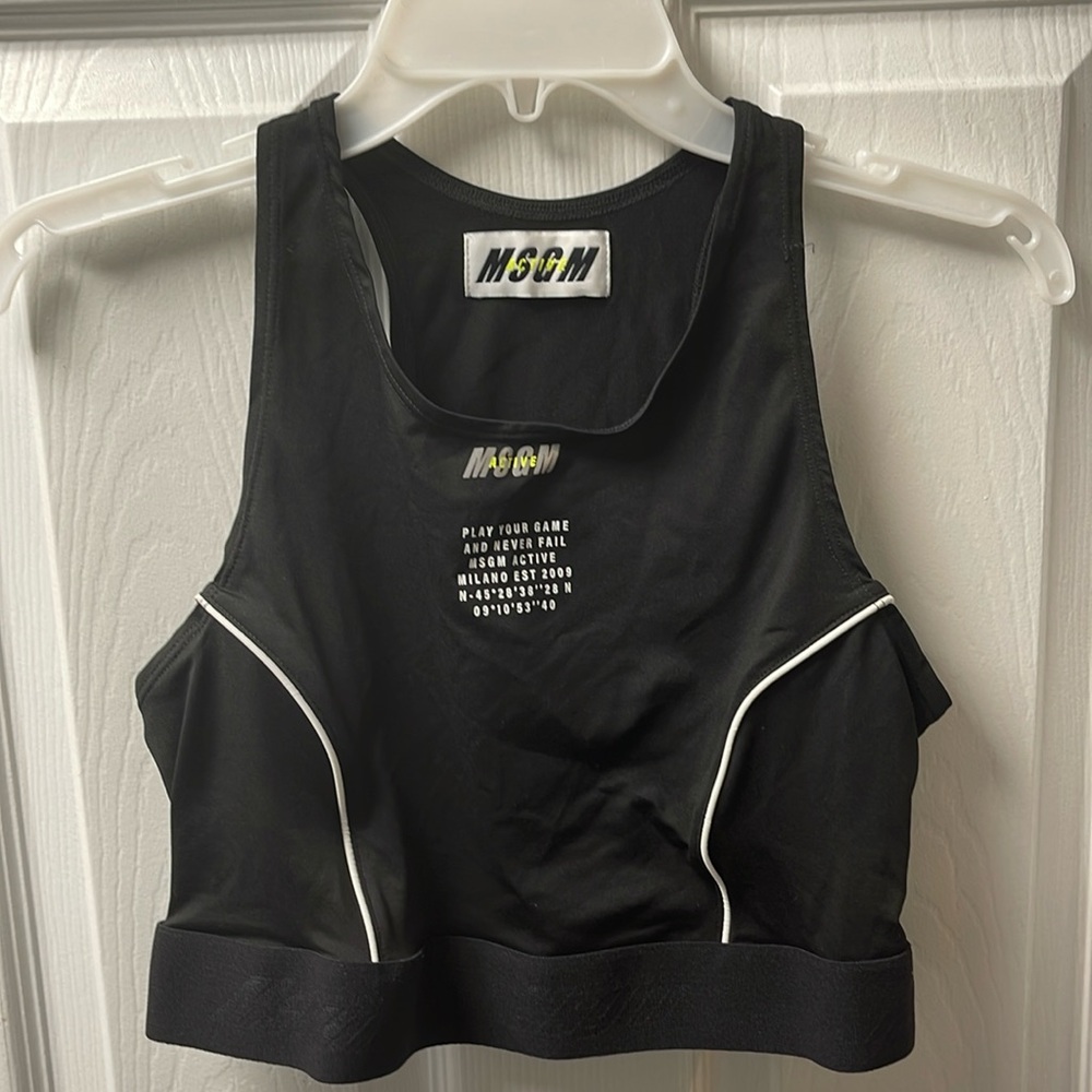 Women’s MSGM ACTIVE TANK SIZE LARGE
